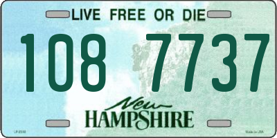 NH license plate 1087737
