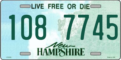 NH license plate 1087745