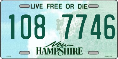 NH license plate 1087746