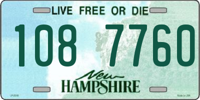 NH license plate 1087760