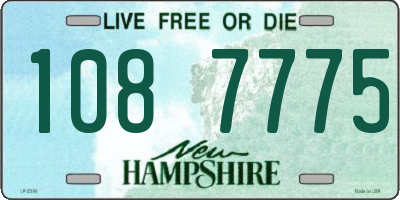 NH license plate 1087775