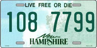 NH license plate 1087799