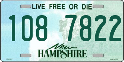 NH license plate 1087822