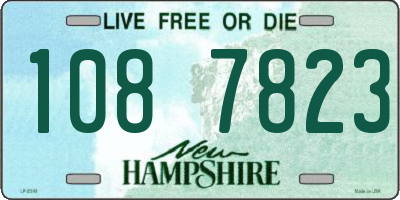 NH license plate 1087823