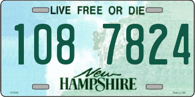 NH license plate 1087824
