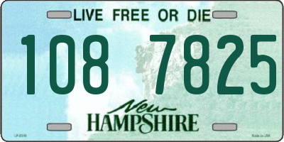 NH license plate 1087825