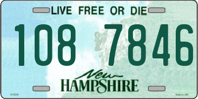 NH license plate 1087846