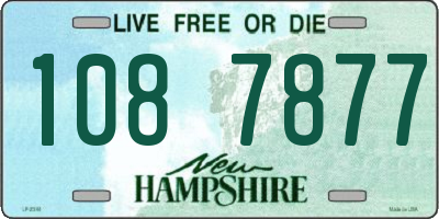 NH license plate 1087877
