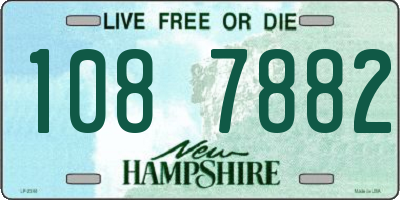NH license plate 1087882