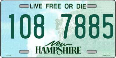 NH license plate 1087885