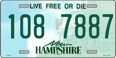 NH license plate 1087887