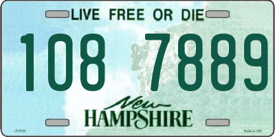 NH license plate 1087889