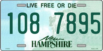 NH license plate 1087895