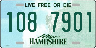 NH license plate 1087901