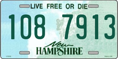 NH license plate 1087913