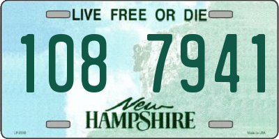 NH license plate 1087941