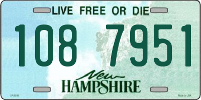NH license plate 1087951