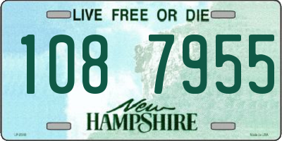 NH license plate 1087955
