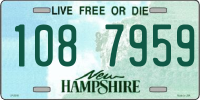 NH license plate 1087959