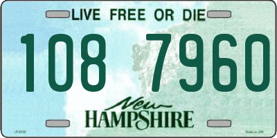 NH license plate 1087960
