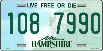 NH license plate 1087990