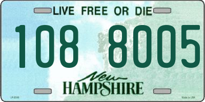 NH license plate 1088005