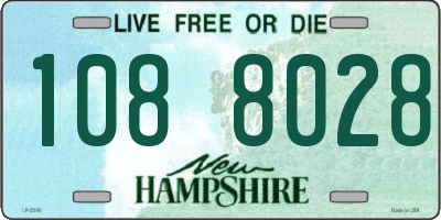 NH license plate 1088028