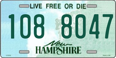 NH license plate 1088047