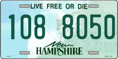 NH license plate 1088050