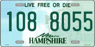 NH license plate 1088055