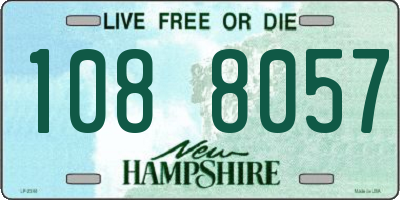 NH license plate 1088057