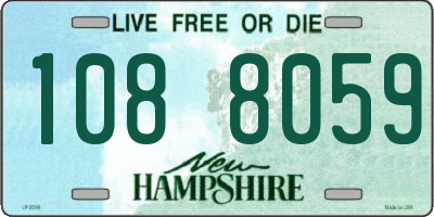 NH license plate 1088059