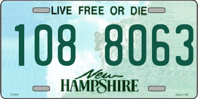 NH license plate 1088063