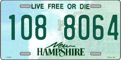 NH license plate 1088064