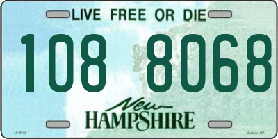 NH license plate 1088068