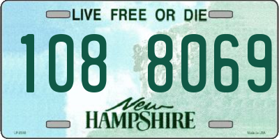 NH license plate 1088069