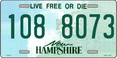 NH license plate 1088073