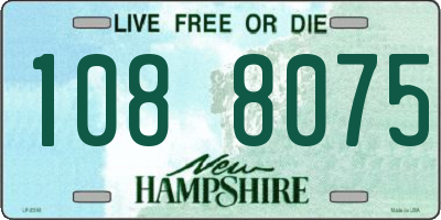 NH license plate 1088075