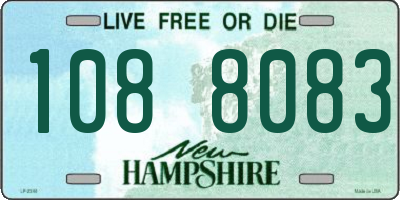 NH license plate 1088083