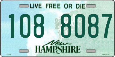 NH license plate 1088087