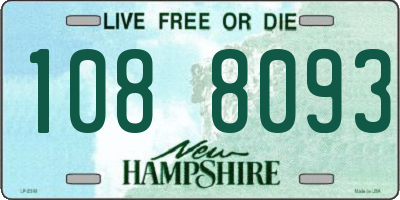 NH license plate 1088093