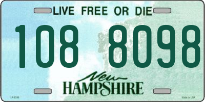 NH license plate 1088098