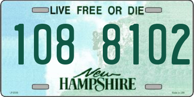 NH license plate 1088102