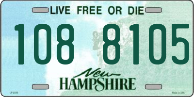 NH license plate 1088105