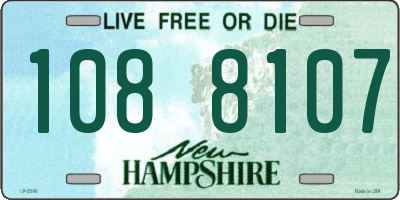 NH license plate 1088107