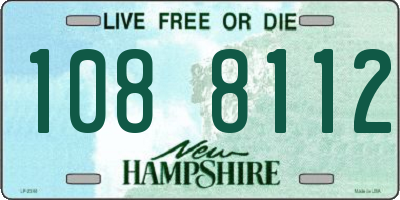 NH license plate 1088112