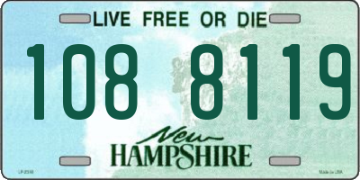 NH license plate 1088119