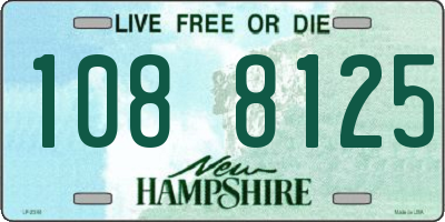 NH license plate 1088125