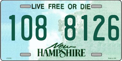 NH license plate 1088126