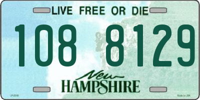 NH license plate 1088129